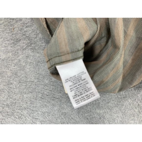 Toad & Co‎ Long Sleeve Button Down Shirt (Men's Large) Tan - Picture 9 of 11